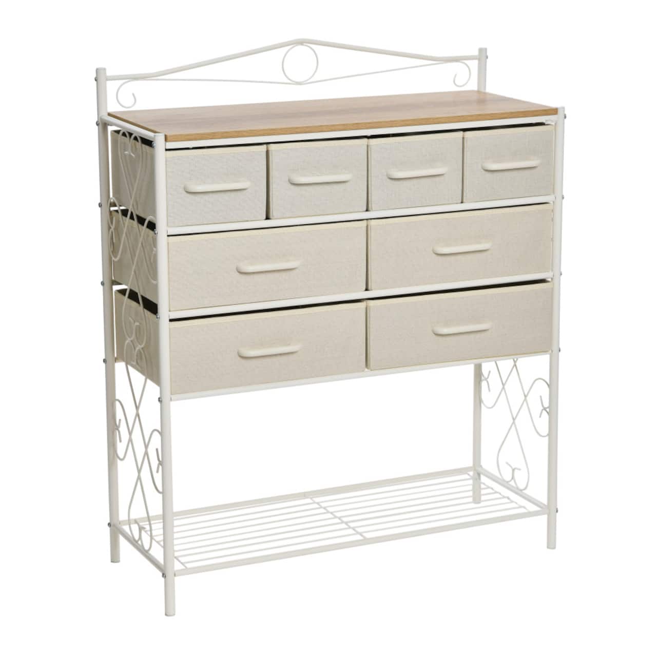 Household Essentials Victoria 8-Drawer Dresser with Shelf